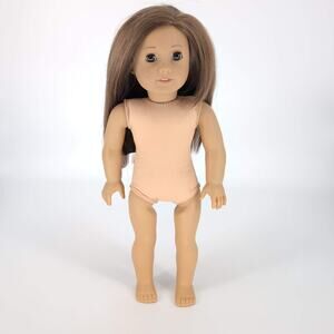 American Girl 18" Doll 2014 JLY Truly Me 59 Retired Nude w Earrings & FLAWS -GUC